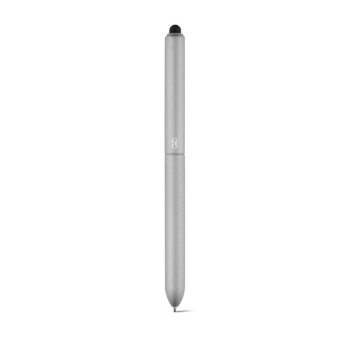 Stylo à bille en aluminium avec pointe tactile