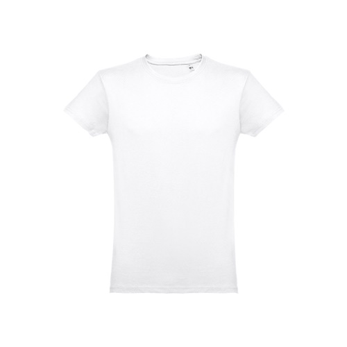 THC LUANDA WH. T-shirt homme en coton tubulaire. Couleur blanche