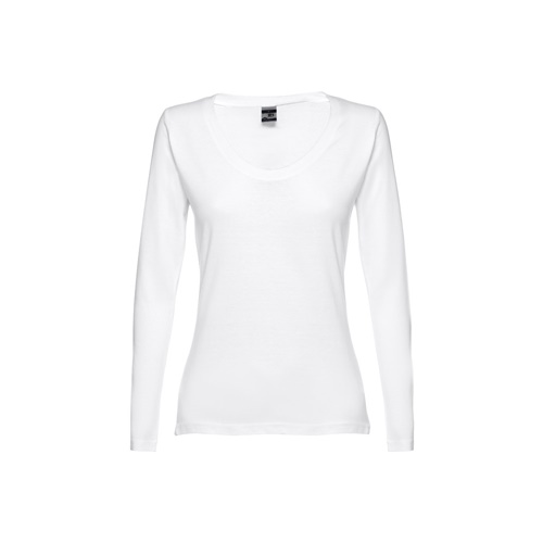 THC BUCHAREST WOMEN WH. T-shirt à manches longues ceinturé pour femmes