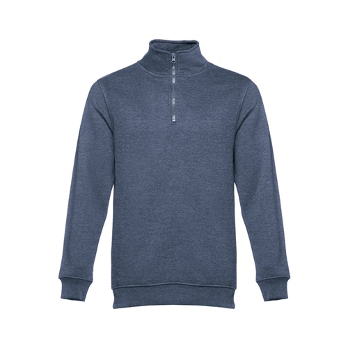 THC BUDAPEST. Sweat-shirt col zippé unisexe