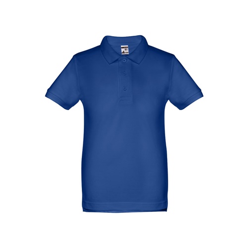 THC ADAM KIDS. Polo à manches courtes en coton pour enfants (unisexe)