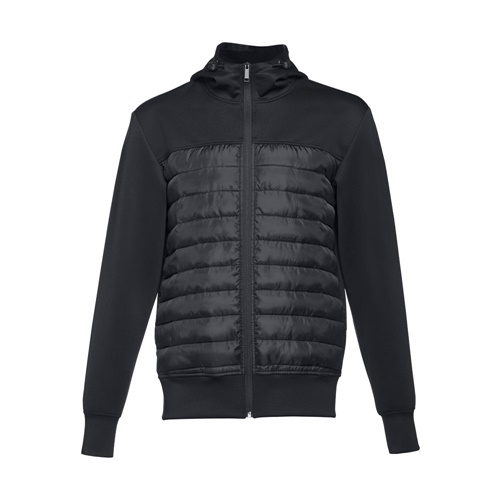 THC SKOPJE. Veste à capuche pour homme en taffetas 300T