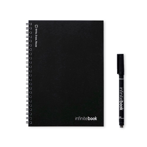 INFINITEBOOK LINED A5. Infinitebook avec couverture souple et 15 pages lignées pour tableau blanc