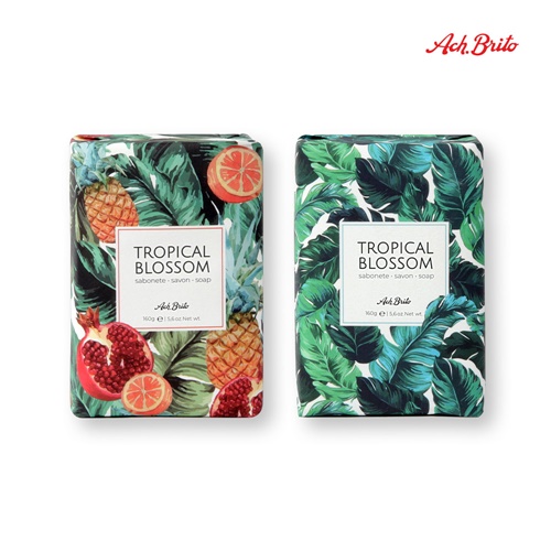 TROPICAL BLOSSOM. Savons enrichis à l'huile d'olive (160g)
