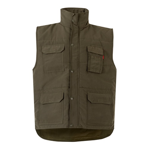 VL MEFITIS. Gilet rembourré multipoches (220g/m²), en polyester (100%)