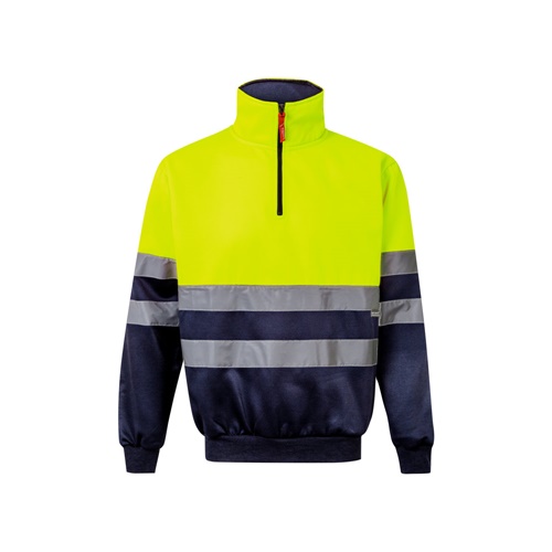 VL THOR. Sweatshirt bicolore (300g/m²) en polyester éponge (100%)