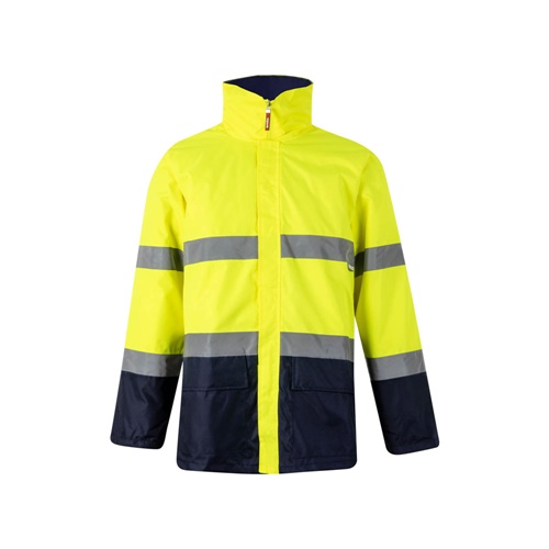 VL THEMIS LARGE. Parka bicolore (190g/m²), en polyester (100%), avec finition PU