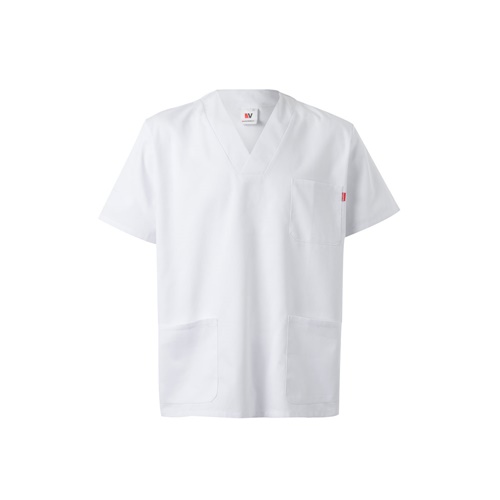 VL TLALOC. Tunique en sergé (190g/m²) à manches courtes, en polyester (65%) et coton (35%)