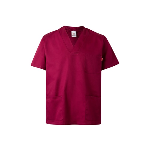 VL ILLAPA. Tunique en sergé (190g/m²) à manches courtes, en polyester (65%) et coton (35%)
