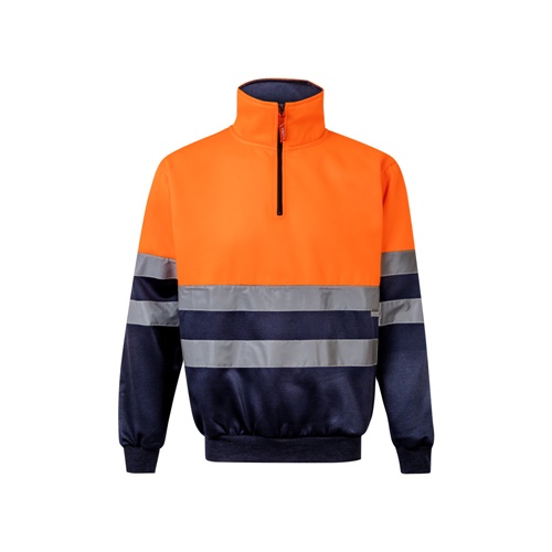 VL THOR LARGE. Sweatshirt bicolore (300g/m²) en polyester éponge (100%)