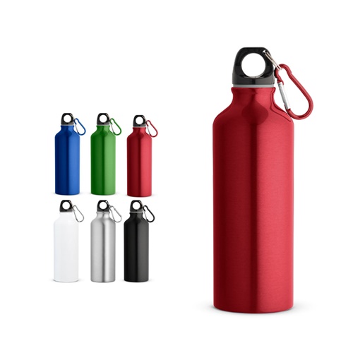RE-LANDSCAPE M. Gourde en aluminium recyclé (100% rAL) avec mousqueton 530 ml