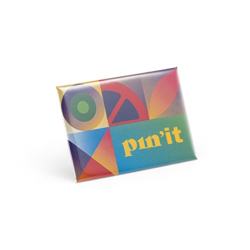 Button P'IN 15. Button P'IN 15. Pin's rectangulaire avec aimant
