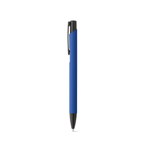 Stylo en aluminium avec finition en caoutchouc