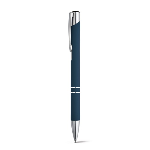 BETA SOFT. Stylo en aluminium avec finition en caoutchouc