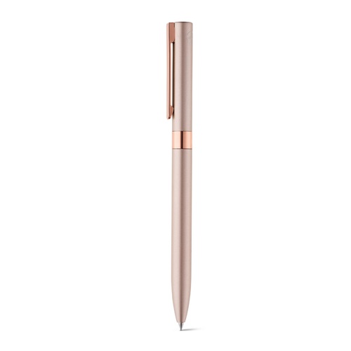 Stylo à bille en aluminium recyclé (100 % rAL) avec clip et mécanisme twist