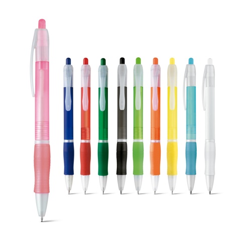 SLIM BK. Stylo à bille en ABS avec antidérapant