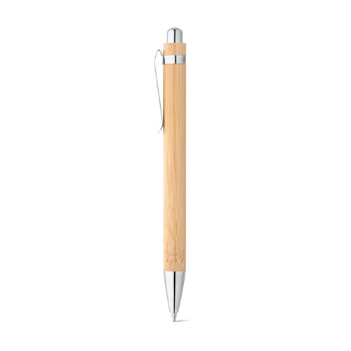 Stylo en bambou avec clip en métal
