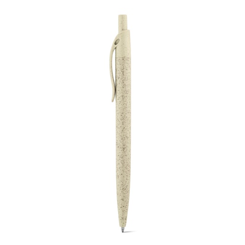 Stylo à bille en fibre de paille de blé et ABS avec clip