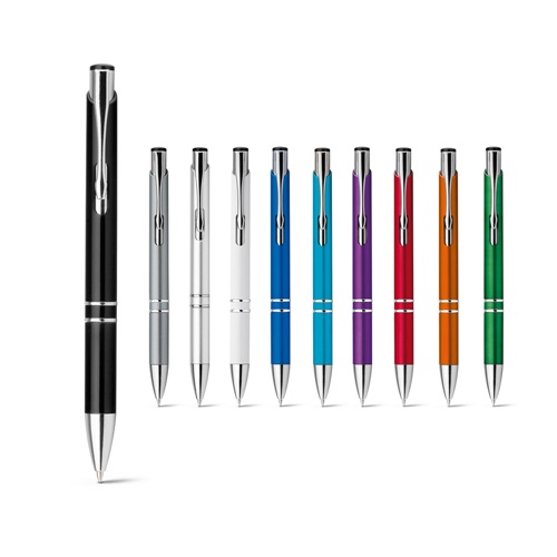 BETA PLASTIC. Stylo à bille en ABS avec clip en métal