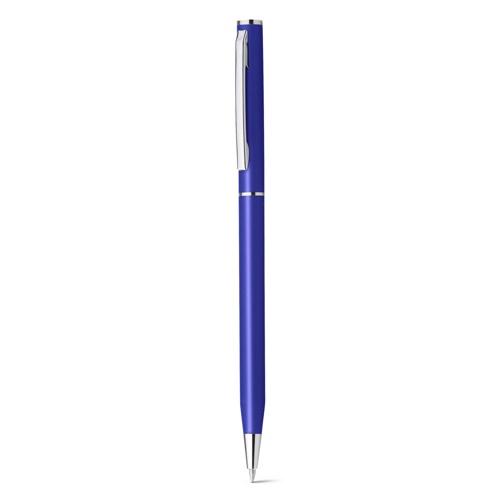 LESLEY METALLIC. Stylo à bille en aluminium avec clip et mécanisme twist