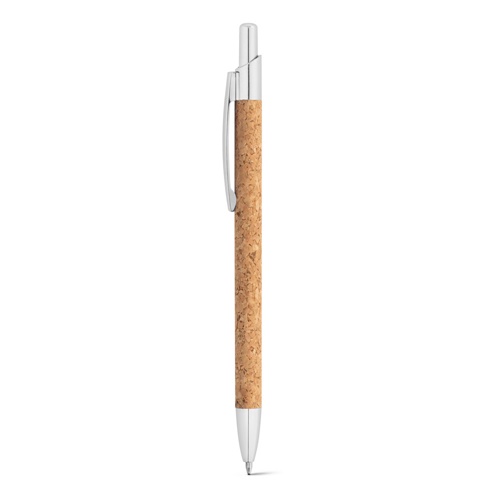 Stylo en liège et aluminium recyclé (100 % rAL) avec clip