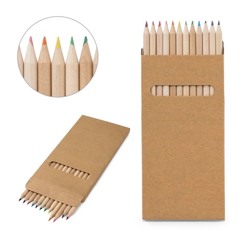 Boîte avec 12 crayons de couleur