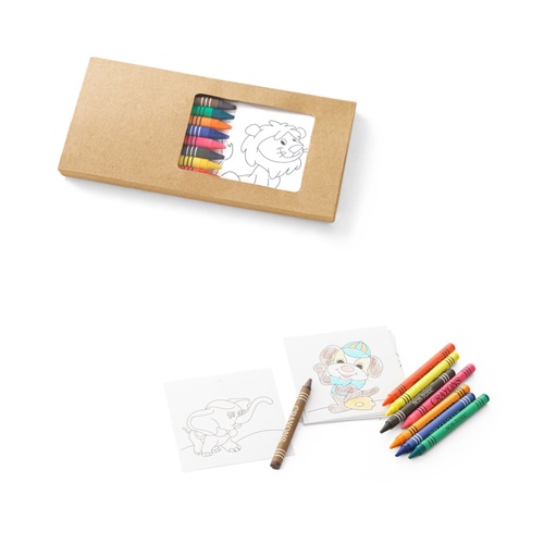 Set de coloriage livré dans un étui cartonné
