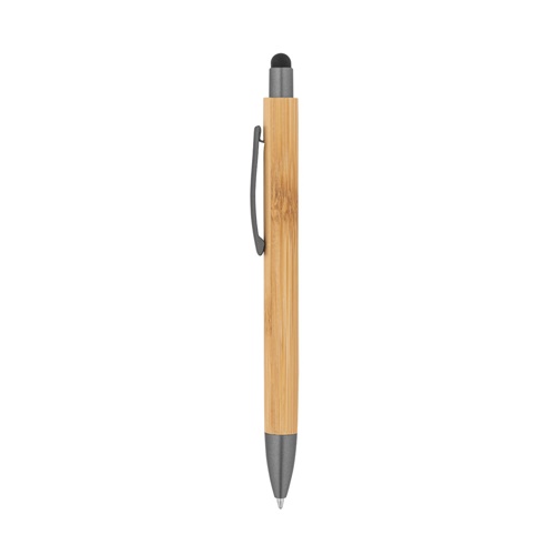 Stylo bille en bambou avec finitions mattes