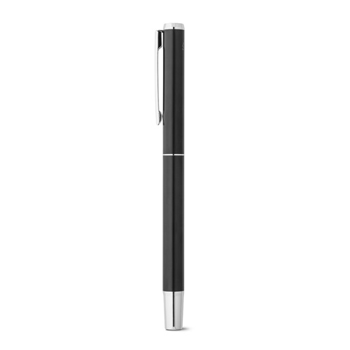 Parure de stylo à bille et de roller en aluminium (94% rAL) avec clip