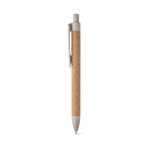 Stylo à bille en liège et Fibre de paille de blé