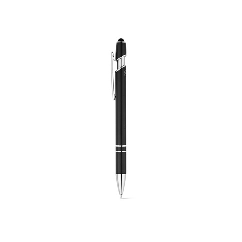Stylo à bille avec corps en aluminium recyclé (100% rAL) et pointe tactile