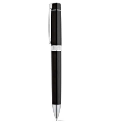Set de roller et stylo en métal avec clip