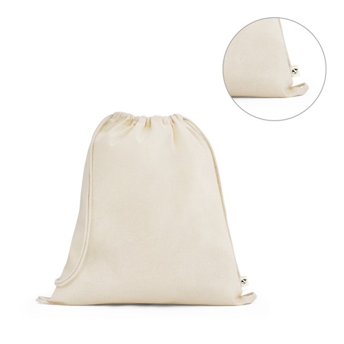 Sac à dos 100% coton biologique (140 g/m²)
