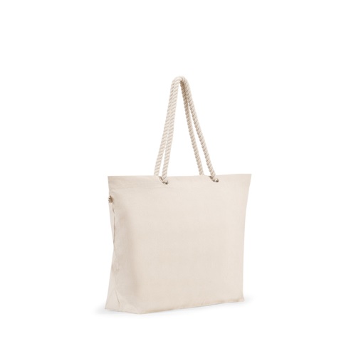Sac de plage en coton recyclé (70 %) et polyester recyclé (30 %) (220 g/m²)