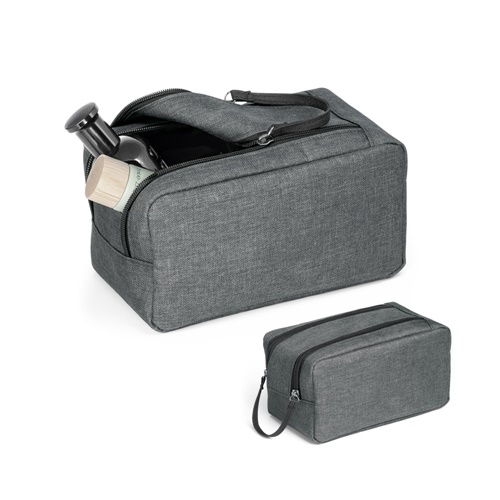 Trousse de toilette en 600D haute densité avec poignée