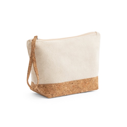 Trousse de toilette 100% coton et liège