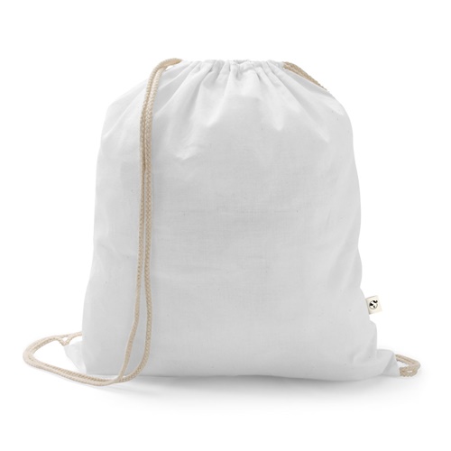 Sac à dos en coton recyclé (70%) et polyester (30% rPET) (150 g/m²)