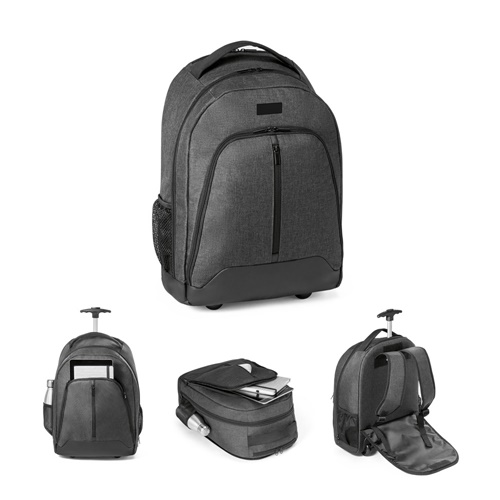 Sac à dos trolley pour ordinateur portable 15'6'' en polyester 600D