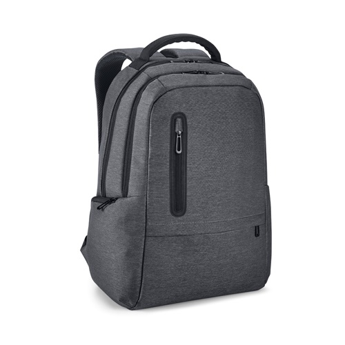 Sac à dos pour ordinateur portable en nylon recyclé 2Tone résistant à l'eau avec compartiment 210D