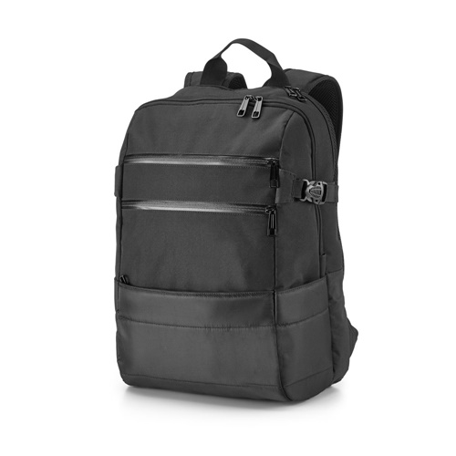 ZIPPERS BPACK. Sac à dos pour ordinateur portable 15.6'' en polyester 300D et jacquard 840D