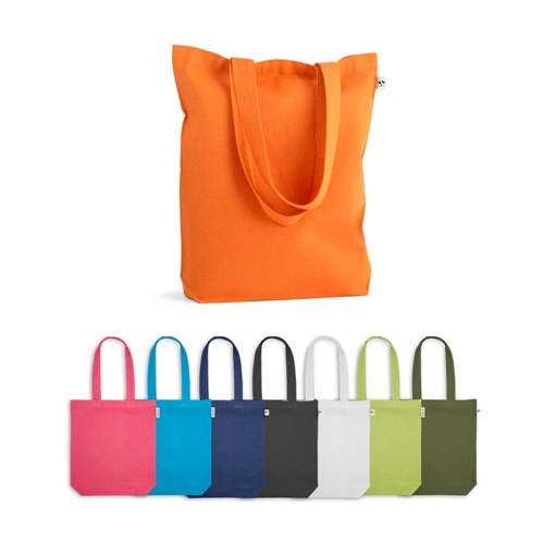 Sac (220 g/m²) en coton (50%), coton recyclé (30%) et polyester (20% rPET)