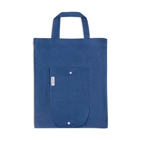 Sac pliable en coton (50%), coton recyclé (30%) et polyester (20% rPET) (140 g/m²)