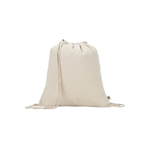 Sac à dos 100% coton recyclé (180 g/m²)