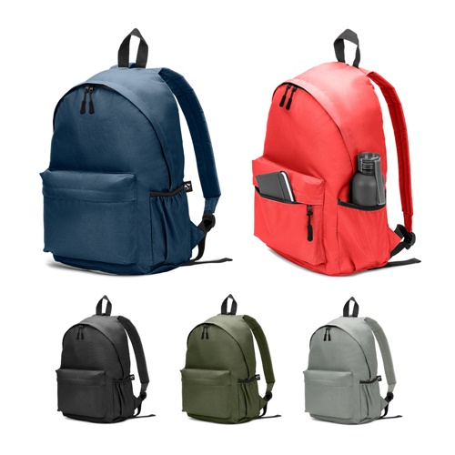 Sac à dos classique au design intemporel en polyester recyclé 600D