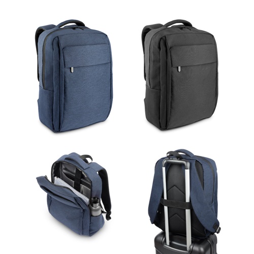 Sac à dos pour ordinateur portable entièrement rembourré en polyester recyclé haute densité 300D et doublure en polyester recyclé 210D 15.6'