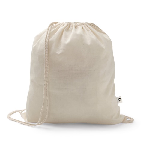 Sac à dos en coton recyclé (70%) et polyester (30% rPET) (150 g/m²)