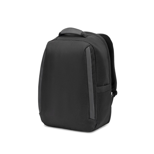 YANGON BPACK. Sac à dos antivol, en twill avec revêtement hydrofuge et polyester recyclé haute densité 600D, pour ordinateur portable de 17. 3"