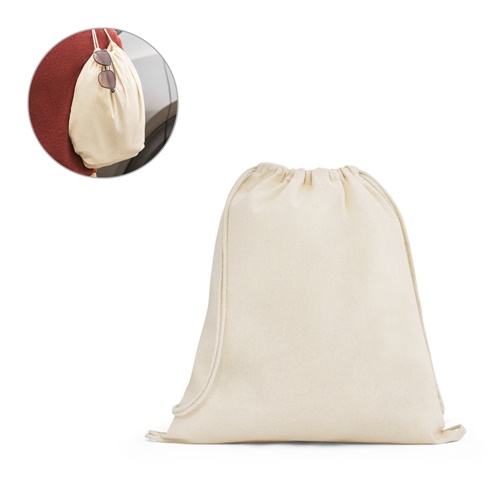 Sac à dos 100% coton (140 g/m²)