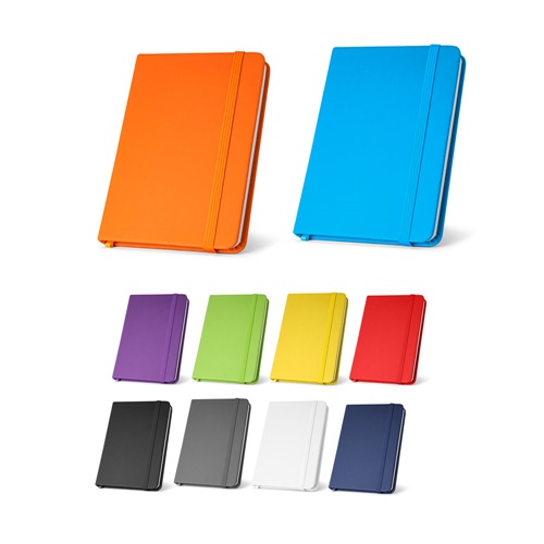 Bloc notes A5 en PU avec feuilles unies