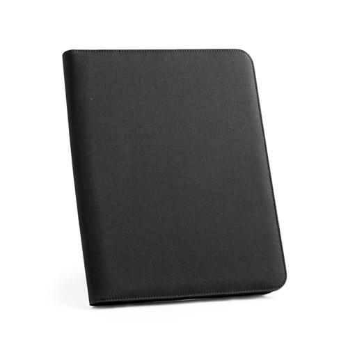 Porte documents A4 en 300D polyester recyclé (100% rPET) avec fermeture éclair